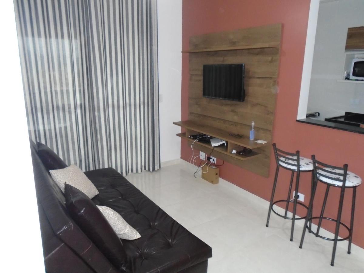 Apartamento Em Mongagua, Frente Ao Mar Ngoại thất bức ảnh