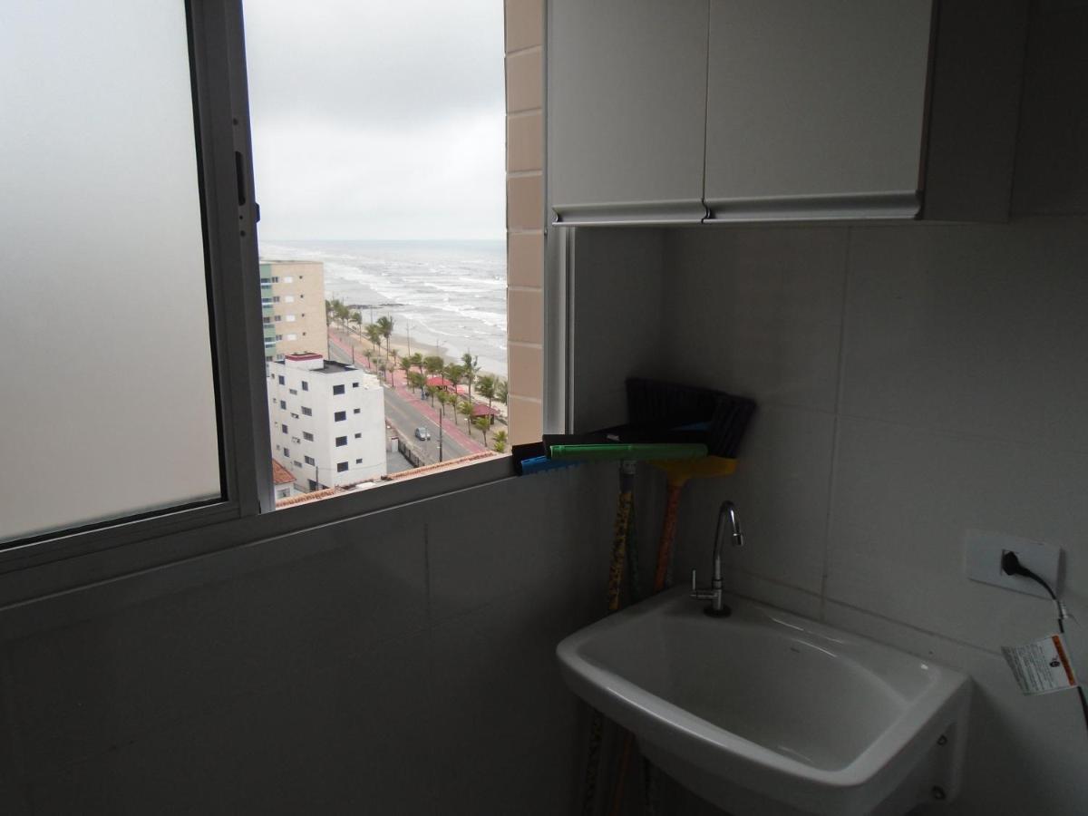 Apartamento Em Mongagua, Frente Ao Mar Ngoại thất bức ảnh